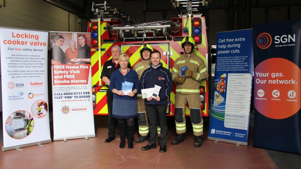 Utilities join forces with the Scottish Fire Service to make homes safer