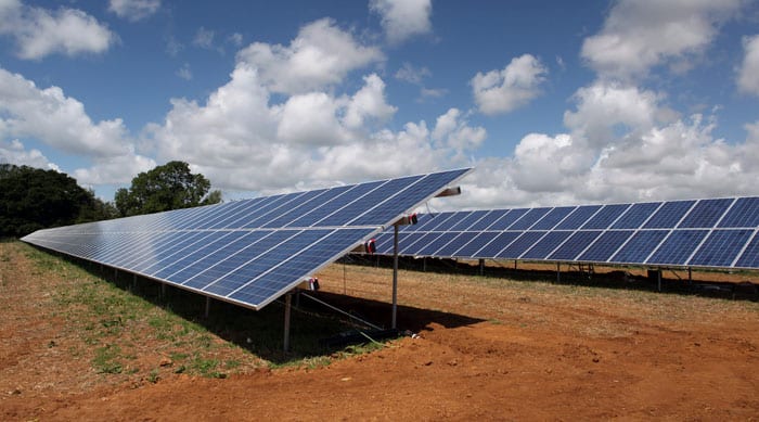 Solar-linked battery storage trial begins in Somerset