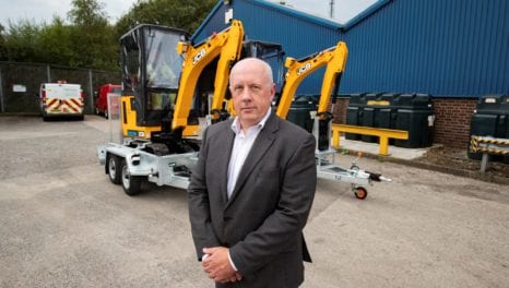 ENW buys electric diggers to dig the road to zero carbon