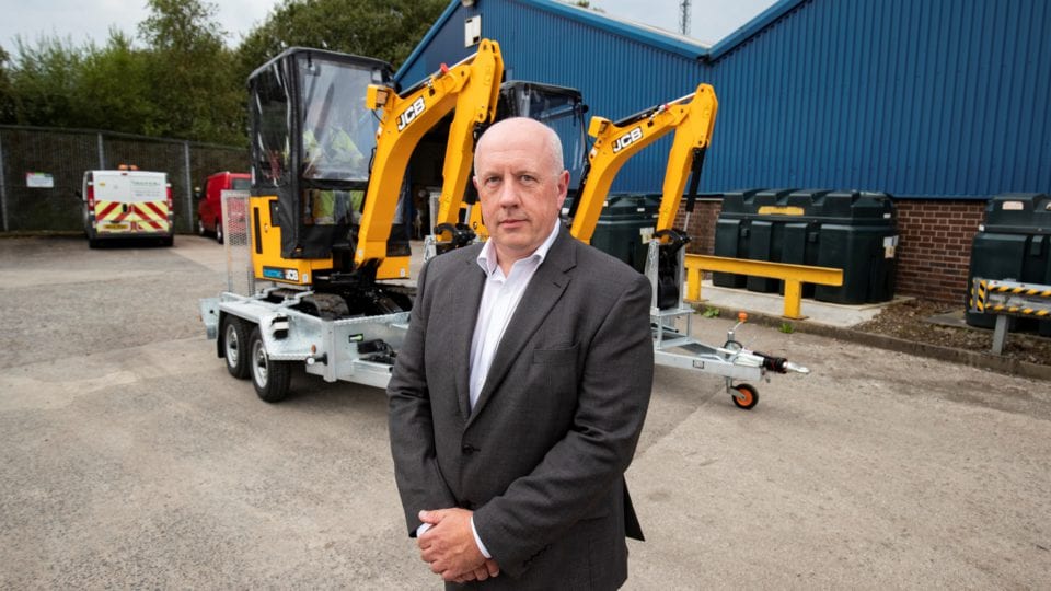 ENW buys electric diggers to dig the road to zero carbon