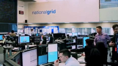 National Grid’s electricity control room