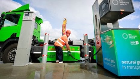 Compressed natural gas station opened in Ireland