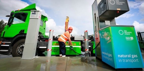 Compressed natural gas station opened in Ireland