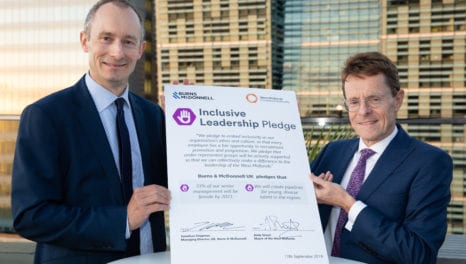 Engineering firm makes leadership pledge