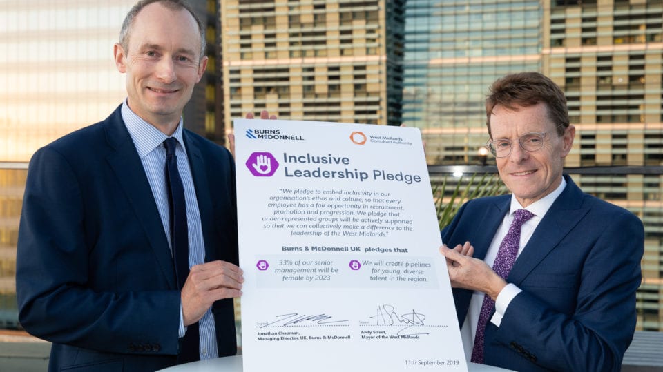 Engineering firm makes leadership pledge