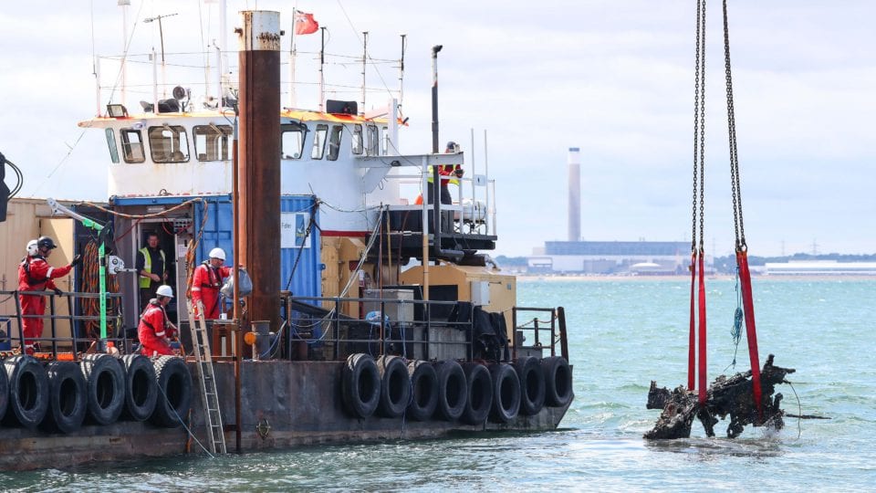 Second World War aircraft discovered by National Grid engineers