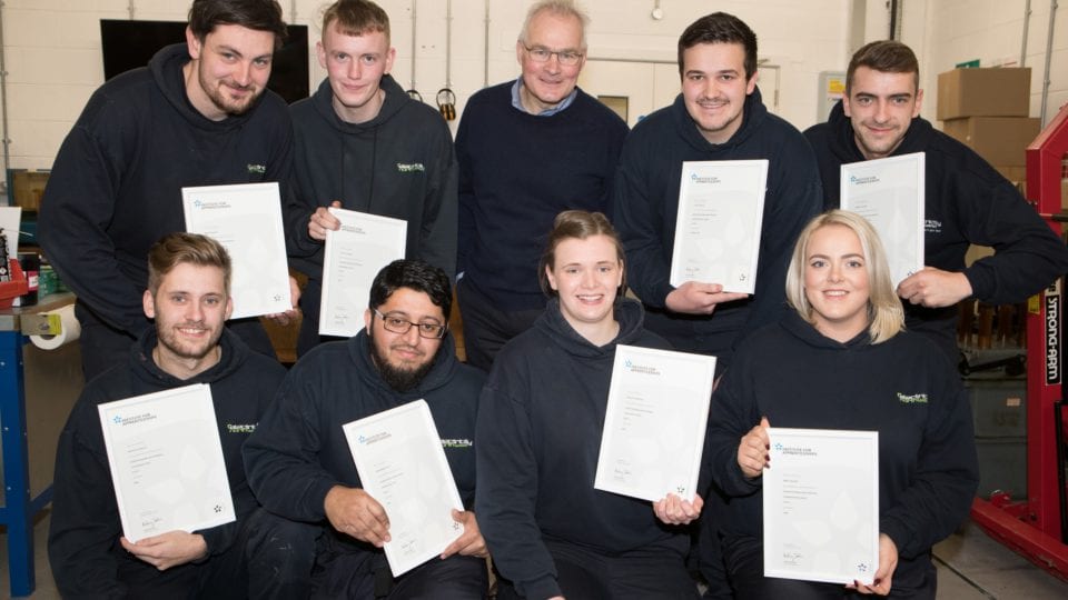 Apprentices graduate from ENW’s apprenticeship programme