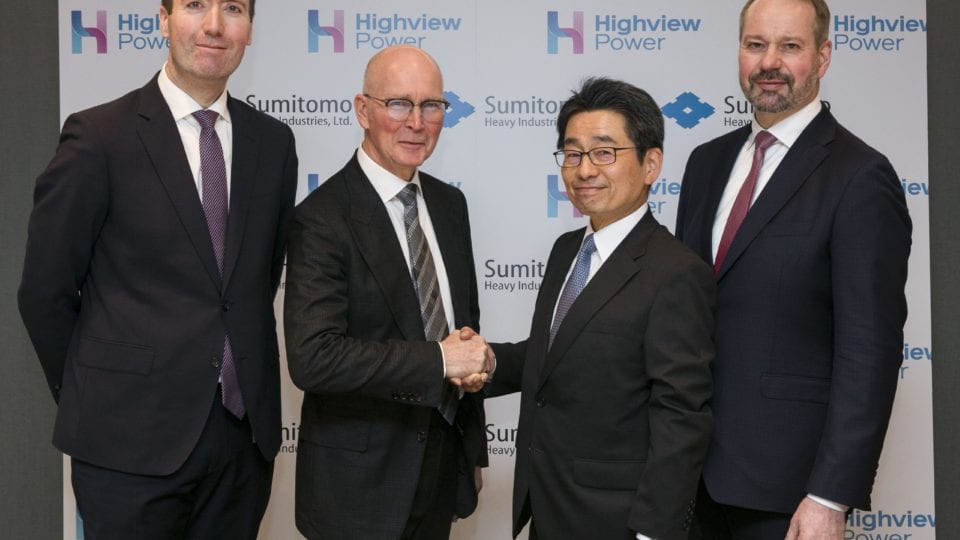 Sumitomo backs Highview with £36m global partnership
