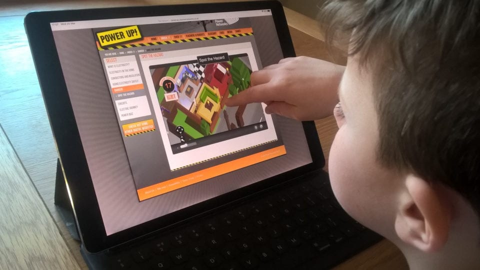 Surge in popularity for ‘Power Up’ safety website as parents teach at home