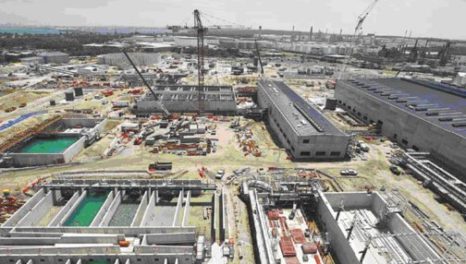 Sydney desalter construction reaches halfway point
