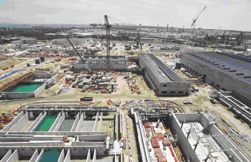 Sydney desalter construction reaches halfway point